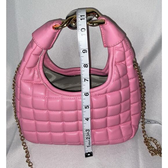 Quilted Top Handle Convertible Swing Bag - Picture 8 of 11